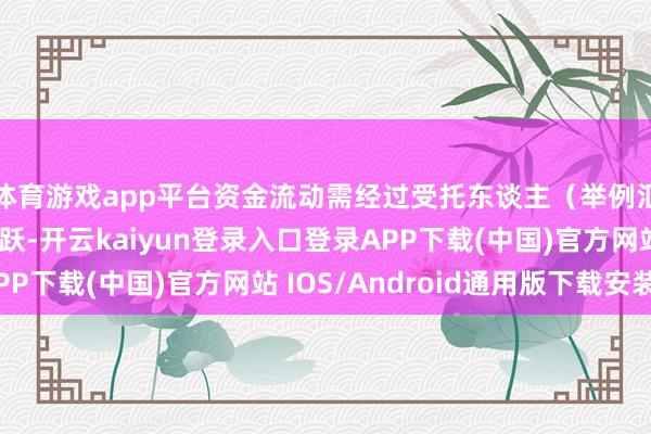 体育游戏app平台资金流动需经过受托东谈主（举例汇丰等外资银行）欢跃-开云kaiyun登录入口登录APP下载(中国)官方网站 IOS/Android通用版下载安装